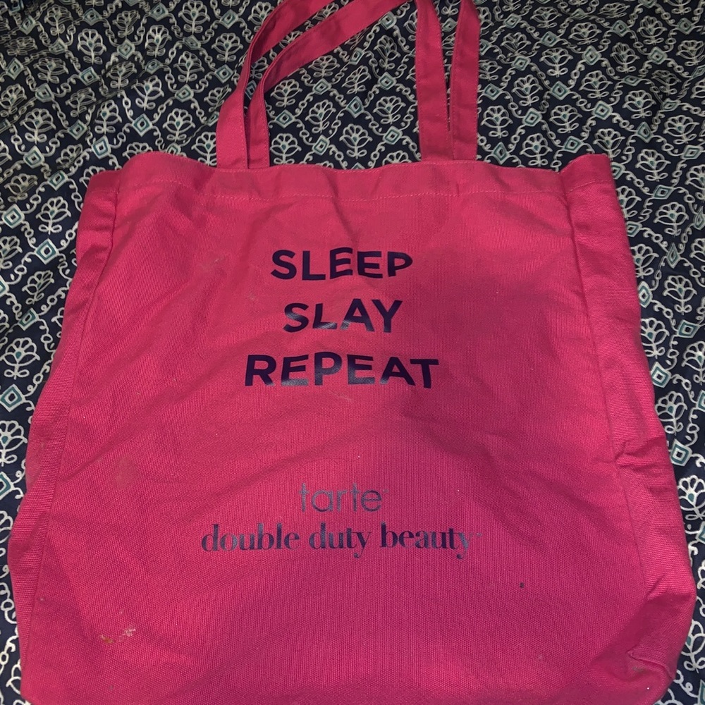 TARTE limited edition reusable bag